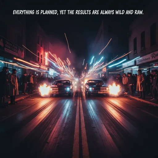 Night Drag Shutter Burn