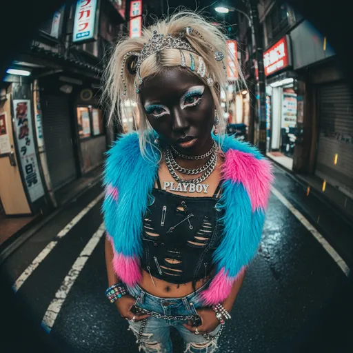 Model, Japanese Ganguro or Gyaru,